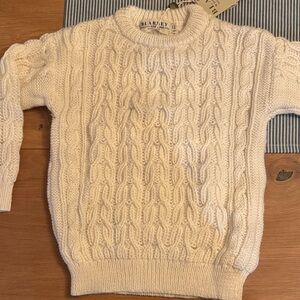 NWT Blarney Woollen Mills Merino Wool Kids Sweater